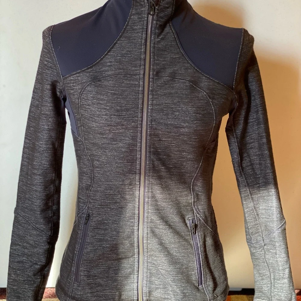 lululemon forme jacket slub denim - Picture 2 of 5
